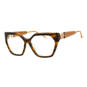 Philipp Plein VPP068S Women's Eyeglasses – Wavy Brown, 57mm