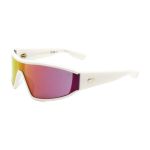 Rag & Bone RNB6003/S Women's Sunglasses β White / Multilayer Violet Mirror