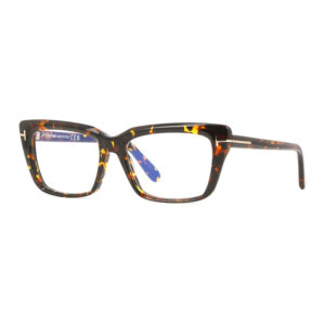 Tom Ford FT5894-B Women's Eyeglasses β Dark Havana, 56mm