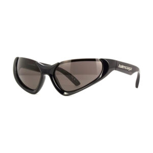Balenciaga BB0202S Unisex Sunglasses β Black / Grey, 64mm