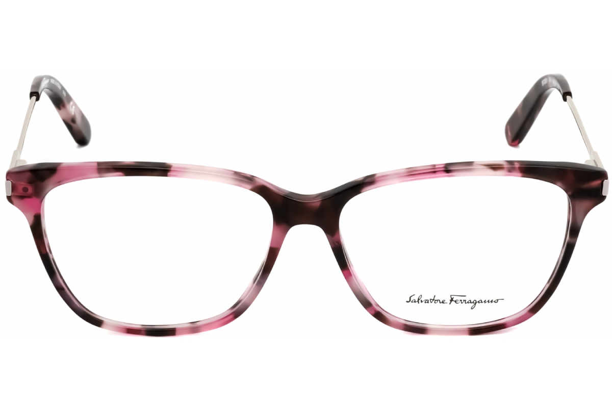Salvatore Ferragamo SF2851 Women's Eyeglasses – Purple Havana, 54mm - Image 2