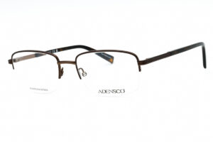 Adensco AD131 Men's Eyeglasses – Matte Brown, 52mm