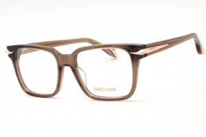 Roberto Cavalli VRC019S Unisex Eyeglasses β Transparent Dove Grey, 52mm