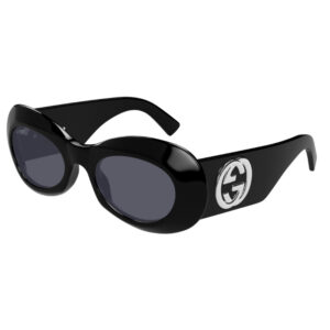 Gucci GG1696S Women's Sunglasses – Black / Grey, 51mm