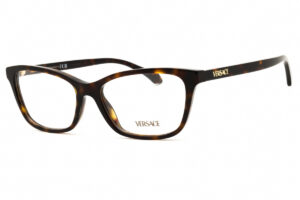 Versace VE3375 Women's Eyeglasses β Dark Havana, 54mm