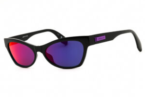 Adidas OR0010 Women's Sunglasses β Shiny Black / Violet Mirror, 54mm