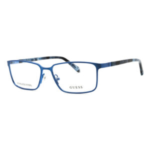 Guess GU50244 Men's Eyeglasses β Matte Blue, 57mm