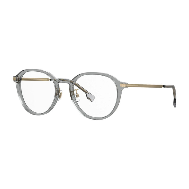 Hugo Boss BOSS1615/F Men's Eyeglasses – Shiny Grey/Gold, 52mm