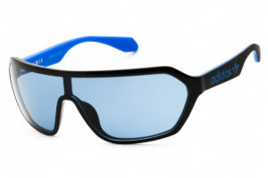 Adidas OR0022 Unisex Sunglasses β Shiny Black / Blue Mirror