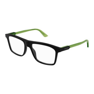 Gucci GG1820O Unisex Eyeglasses β Shiny Black/Green, 58mm