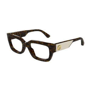 Gucci GG1666O Women's Eyeglasses β Dark Havana, 53mm