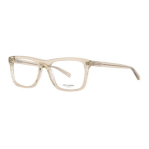 Saint Laurent SL481 Men's Eyeglasses – Transparent Yellow, 55mm