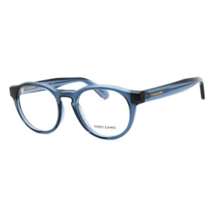 Salvatore Ferragamo SF2987E Unisex Eyeglasses – Transparent Azure, 50mm