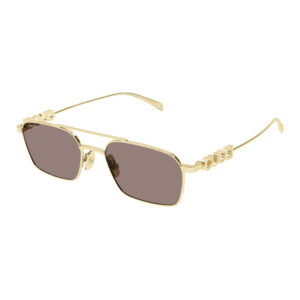 Gucci GG1804S Men's Sunglasses β Gold / Brown, 54mm