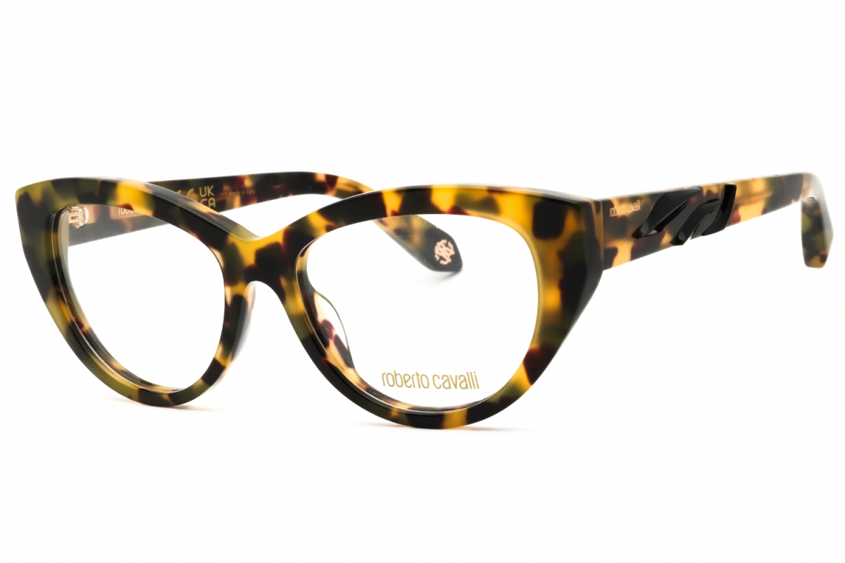 Roberto Cavalli VRC024M Women's Eyeglasses – Vintage Havana, 53mm