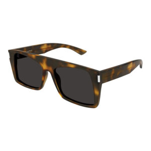 Saint Laurent SL651VITTI Women's Sunglasses β Shiny Medium Havana / Black, 58mm