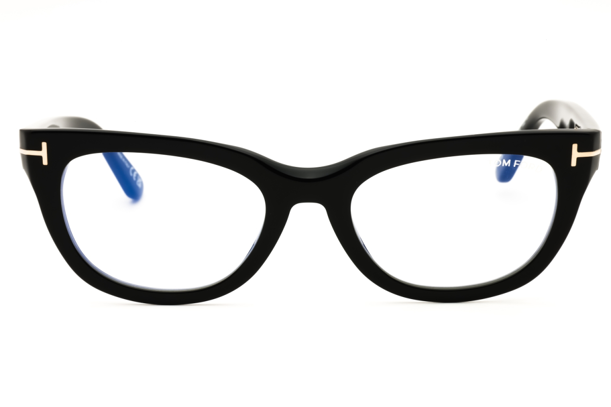 Tom Ford FT6066-B Women's Eyeglasses – Shiny Black, 53mm - Image 2