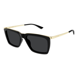 Saint Laurent SL765 Men's Sunglasses β Shiny Black/Gold / Black, 56mm