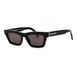 Palm Angels PERI108MELROSE Unisex Sunglasses β Black / Dark Grey, 51mm