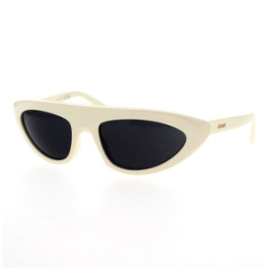 Celine CL40261I Unisex Sunglasses – Shiny Ivory / Smoke, 60mm