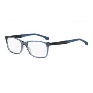 Hugo Boss BOSS1581 Men's Eyeglasses – Transparent Blue, 55mm