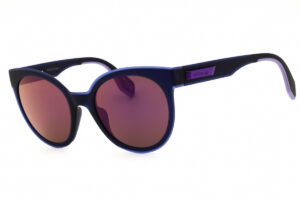 Adidas OR0068 Women's Sunglasses – Matte Blue / Violet Gradient Mirror, 52mm