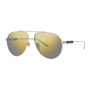 Gucci GG1311S Men's Sunglasses – Gold / Yellow To Grey Gradient Mirror, 61mm
