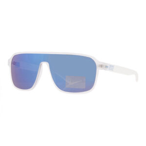Nike NIKEVINTAGEFLYERIB3680X Men's Sunglasses β Matte Clear / Blue Mirror, 64mm