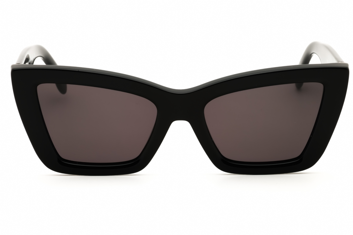 Palm Angels PERI091FROSEVILLE Women's Sunglasses – Shiny Black / Dark Grey, 54mm - Image 2
