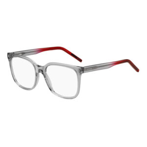 Hugo HG1266 Men's Eyeglasses – Transparent Grey/Red, 52mm