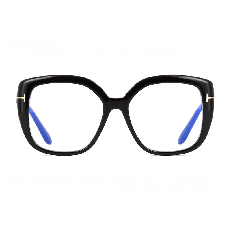 Tom Ford FT6043-B Women's Eyeglasses – Shiny Black, 53mm - Image 2