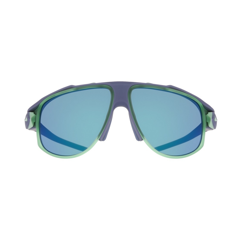 Nike NIKEFLYFREEINFINITYIO0099X Women's Sunglasses – Matte World Indigo / Green Volt Mirror, 58mm - Image 2