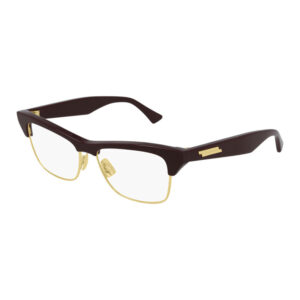 Bottega Veneta BV1100O Women's Eyeglasses β Burgundy/Gold, 52mm