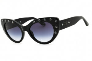 Guess GU00163 Women's Sunglasses – Shiny Black / Smoke Gradient, 54mm