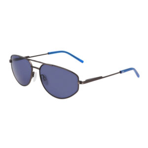 DKNY DK117S Women's Sunglasses – Satin Gunmetal / Blue, 57mm
