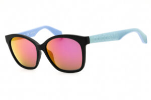 Adidas OR0045 Women's Sunglasses β Matte Black / Violet Gradient Mirror, 57mm