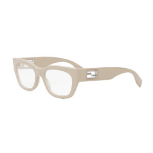 Fendi FE50082I Men's Eyeglasses – Shiny Khaki, 53mm