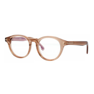 Tom Ford FT5931-D-B Men's Eyeglasses β Shiny Light Brown, 49mm