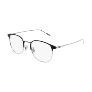 Montblanc MB0191O Men's Eyeglasses β Black/Silver, 52mm