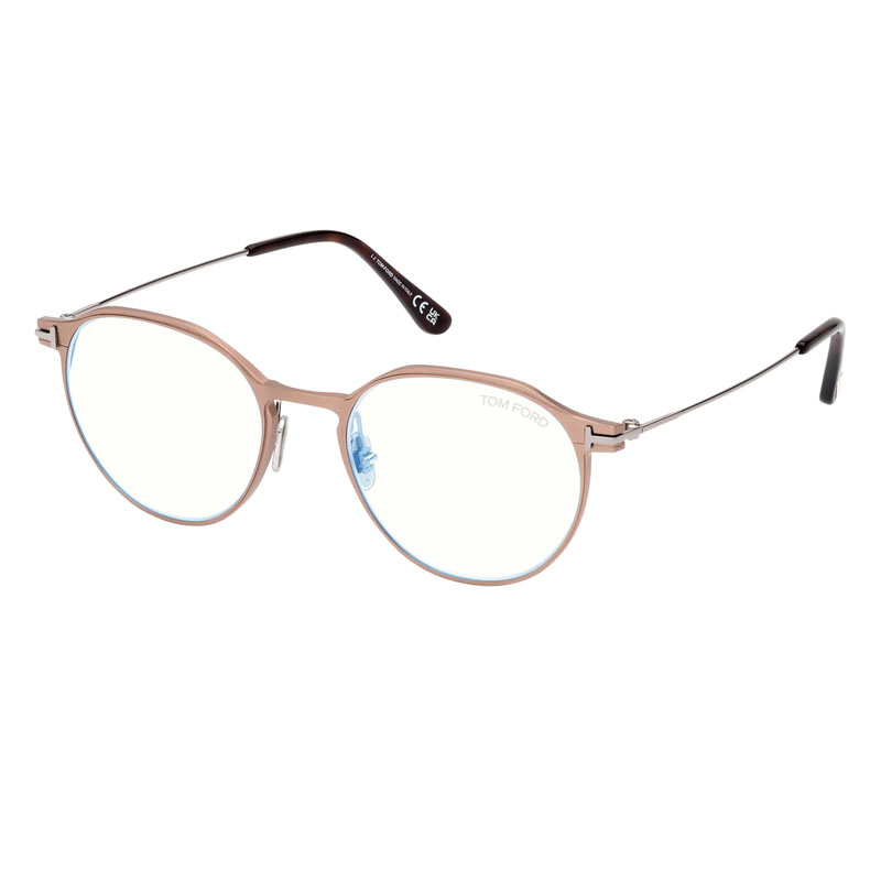 Tom Ford FT5866-B Men's Eyeglasses – Matte Light Bronze, 52mm
