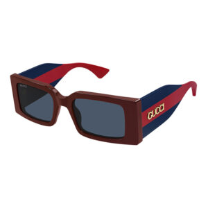 Gucci GG1860S Women's Sunglasses β Burgundy/Blue/Red / Grey, 52mm