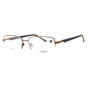 Flexon FLEXONH6084 Men's Eyeglasses β Matte Brown, 57mm