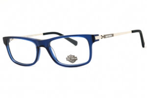 Harley Davidson HD0143T Men's Eyeglasses β Shiny Blue, 51mm