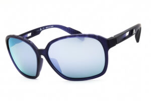 Adidas SP0013 Women's Sunglasses – Matte Violet / Smoke Polarized, 62mm