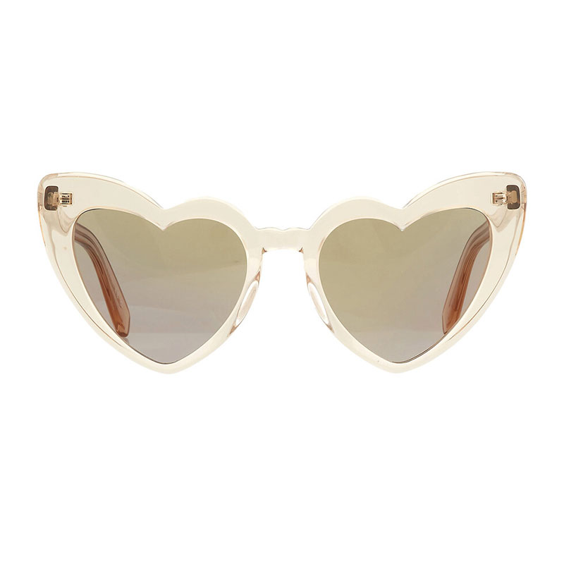 Saint Laurent SL181LOULOU Women's Sunglasses – Transparent Nude / Copper Mirror, 54mm - Image 2
