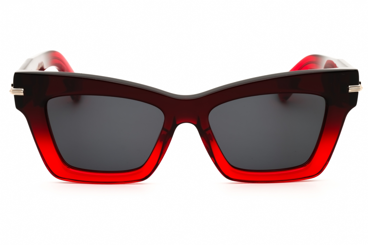 Salvatore Ferragamo SF2031S Women's Sunglasses – Gradient Dark Red Transparent / Smoke, 52mm - Image 2