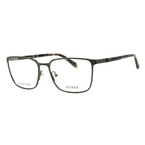 Guess GU50243 Men's Eyeglasses β Matte Dark Green, 58mm