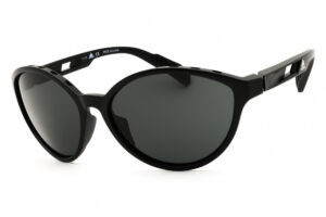 Adidas SP0012 Women's Sunglasses – Shiny Black / Smoke, 61mm