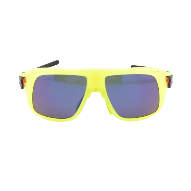 Nike FLYFREESOAREV24001 Men's Sunglasses – Matte Volt / Infrared Mirror/Clear Clip-On, 59mm - Image 2