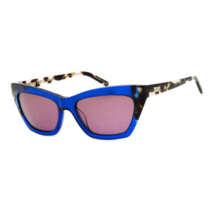 DKNY DK547S Women's Sunglasses β Cobalt/Bone Tortoise / Brown, 55mm
